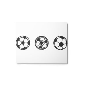 Soccer Metal prints