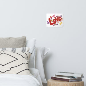 Message Art Metal prints