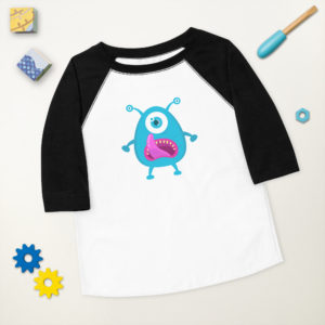 Monster Toddler baseball shirt